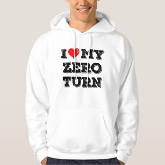 I Love My Zero Turn Dad Gift Hoodie