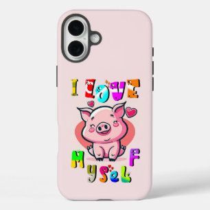 I Love Myself iPhone 16 Plus Case