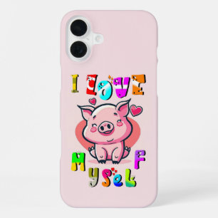 I Love Myself iPhone 16 Plus Case