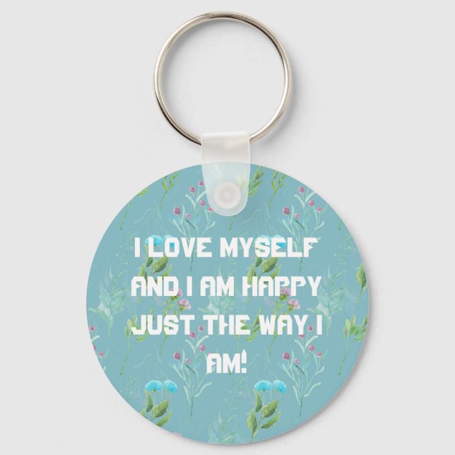 I love myself keychain (Front)