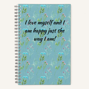I love myself notebook