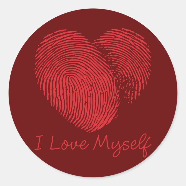 I Love Myself Sticker (Front)