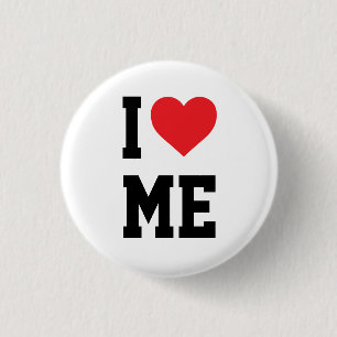 I Love Myself Trucker 3 Cm Round Badge