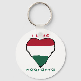 I Love Nagyanya Keychain