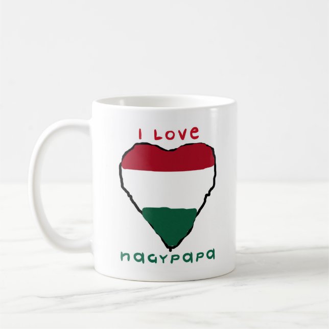 I love Nagypapa mug (Left)