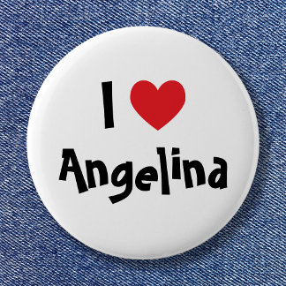 I Love Name 6 Cm Round Badge