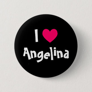 I Love Name 6 Cm Round Badge