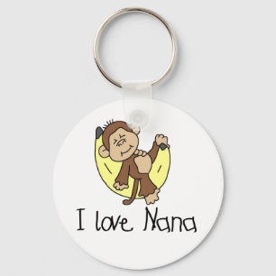 I Love Nana T-shirts and Gifts Key Ring