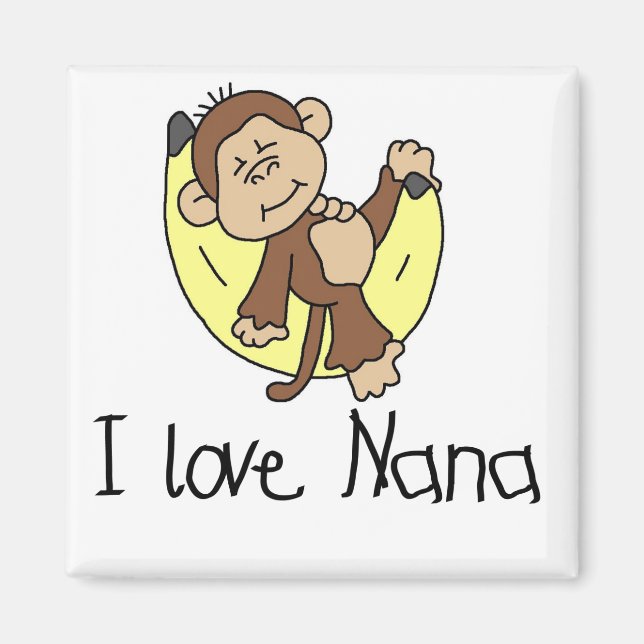 I Love Nana T-shirts and Gifts Magnet (Front)