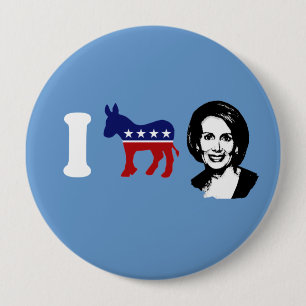 I Love Nancy Pelosi 2 10 Cm Round Badge