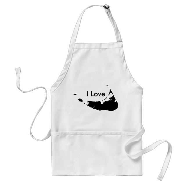 I Love Nantucket Apron (Front)