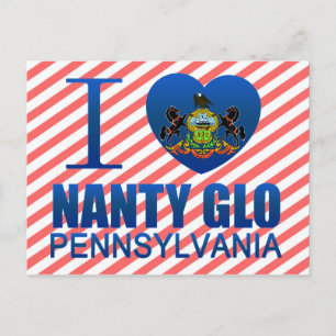 I Love Nanty Glo, PA Postcard