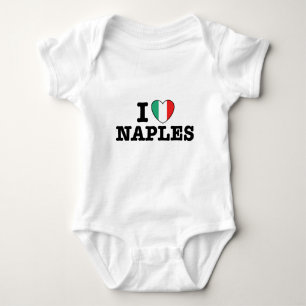 I Love Naples Baby Bodysuit