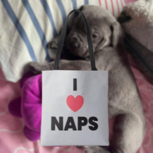 I Love Naps Tote Bag – Cosy Humour Everyday Carry