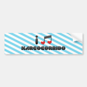 I Love Narcocorrido Bumper Sticker