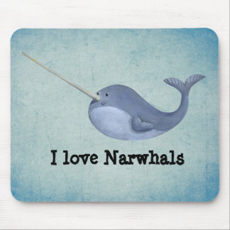 I love Narwhals Mouse Mat