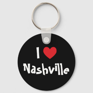 I Love Nashville Key Ring