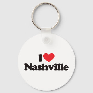 I Love Nashville Key Ring