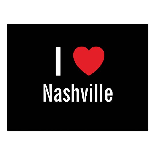 I love Nashville Postcard
