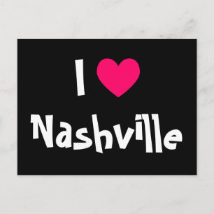 I Love Nashville Postcard