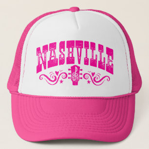I LOVE NASHVILLE TRUCKER HAT