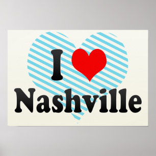 I Love Nashville, United States Poster