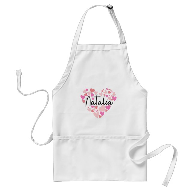 I love Natalia Standard Apron (Front)