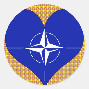 I Love Nato Classic Round Sticker