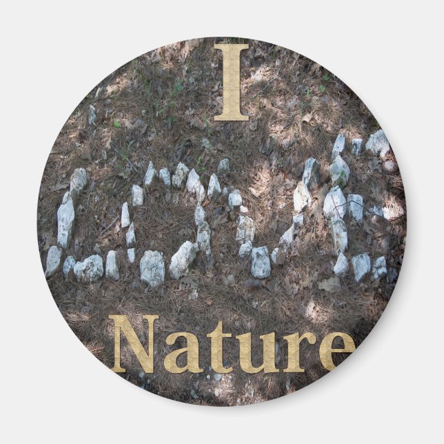 I Love Nature Apparel and Gifts Magnet (Front)
