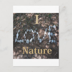 I Love Nature Apparel and Gifts Postcard