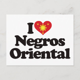 I Love Negros Oriental Postcard