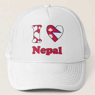 I love Nepal Trucker Hat