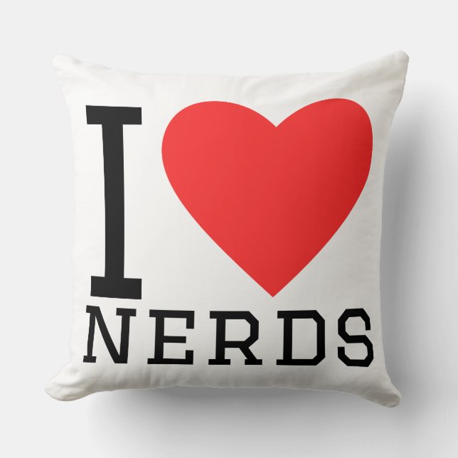 I love nerds cushion (Front)