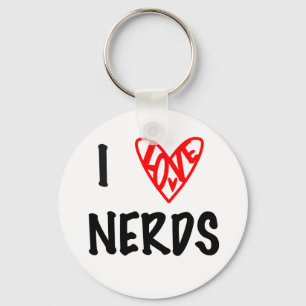 I love Nerds Keychain