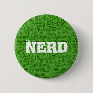 I Love Nerds Science Button