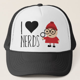 I Love Nerds Trucker Hat