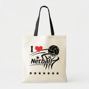 I Love Netball Tote Bag