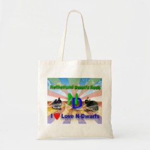 I love Netherland Dwarf Bunnies Tote Bag