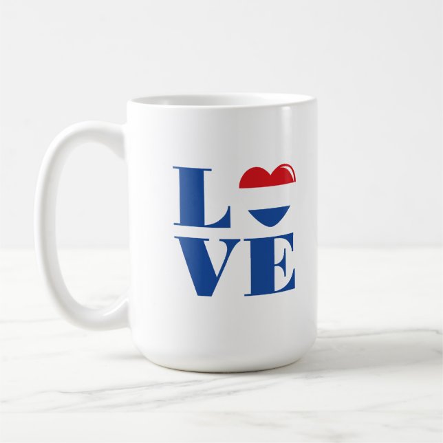 I love Netherlands Coffee Mug (Left)