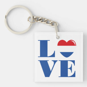 I love Netherlands Key Ring