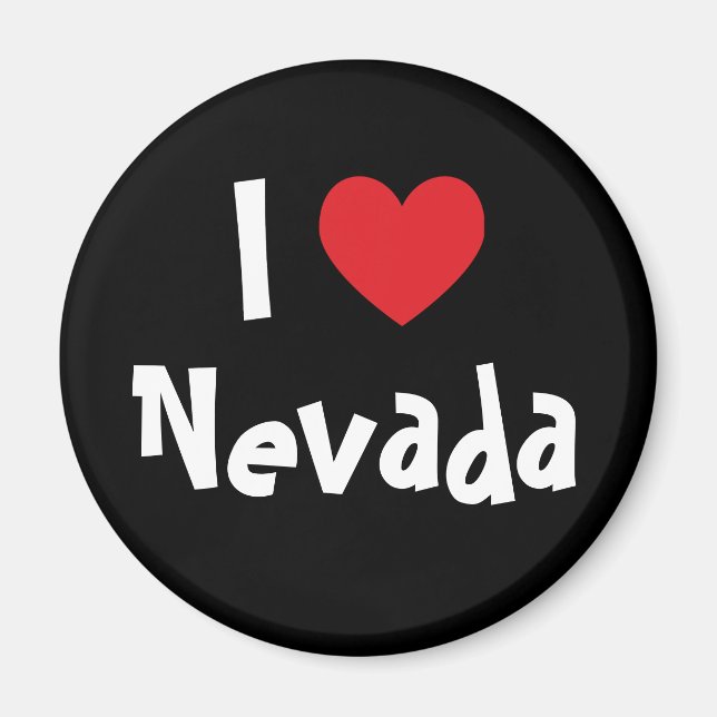 I Love Nevada Magnet (Front)