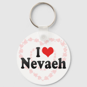 I Love Nevaeh Key Ring