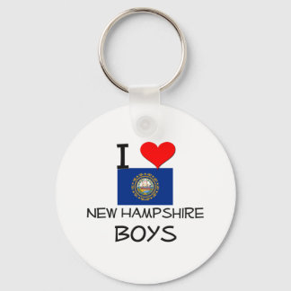 I Love New Hampshire Boys Key Ring