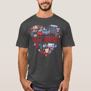 I Love New JerseyNJ PrideCute New Jersey T-Shirt