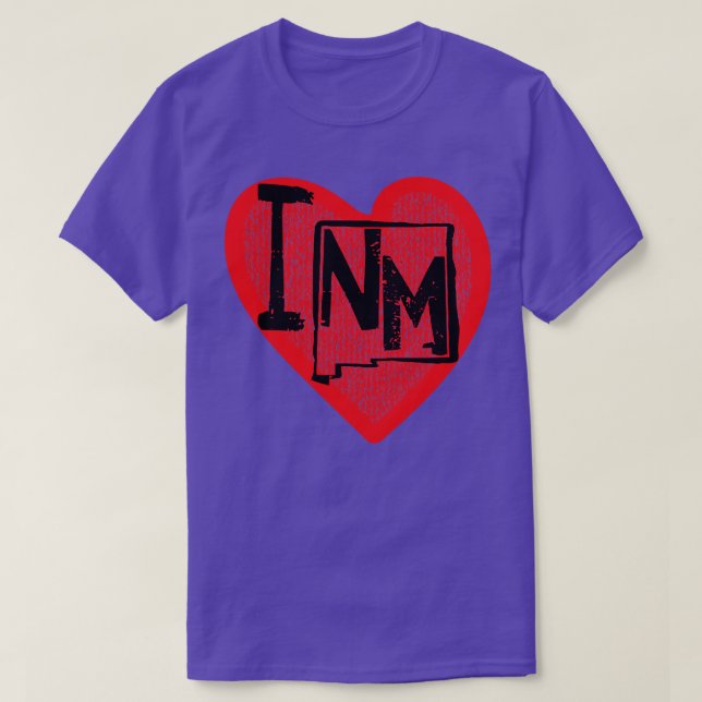 I Love New Mexico I Heart New Mexico T-Shirt (Design Front)