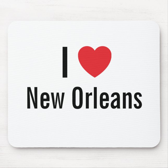 I love New Orleans Mouse Mat (Front)
