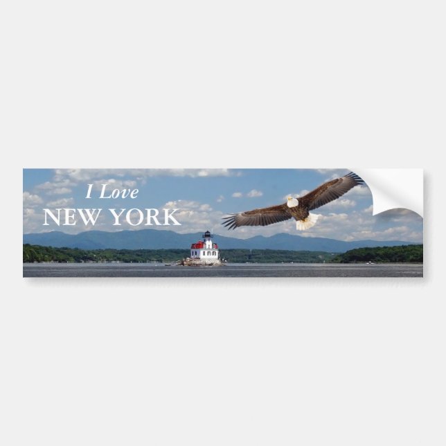 I Love New York Bumper Sticker (Front)