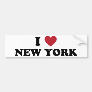 I Love New York Bumper Sticker