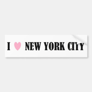 I Love New York City Bumper Sticker