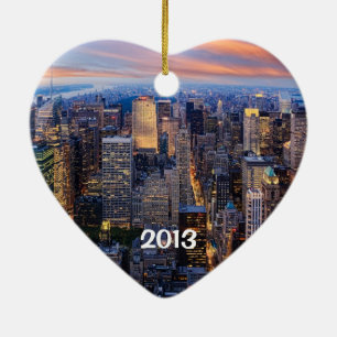 I Love New York City, Ceramic Tree Decoration